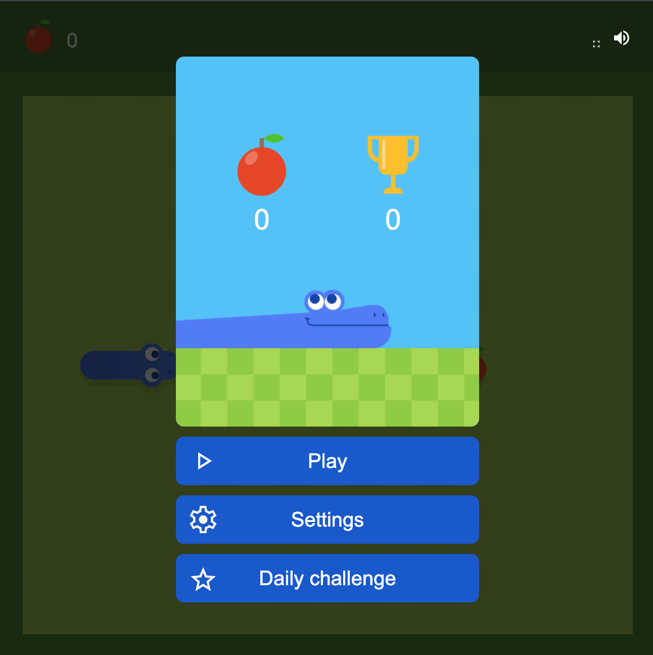 How to start the Snake Apple Game