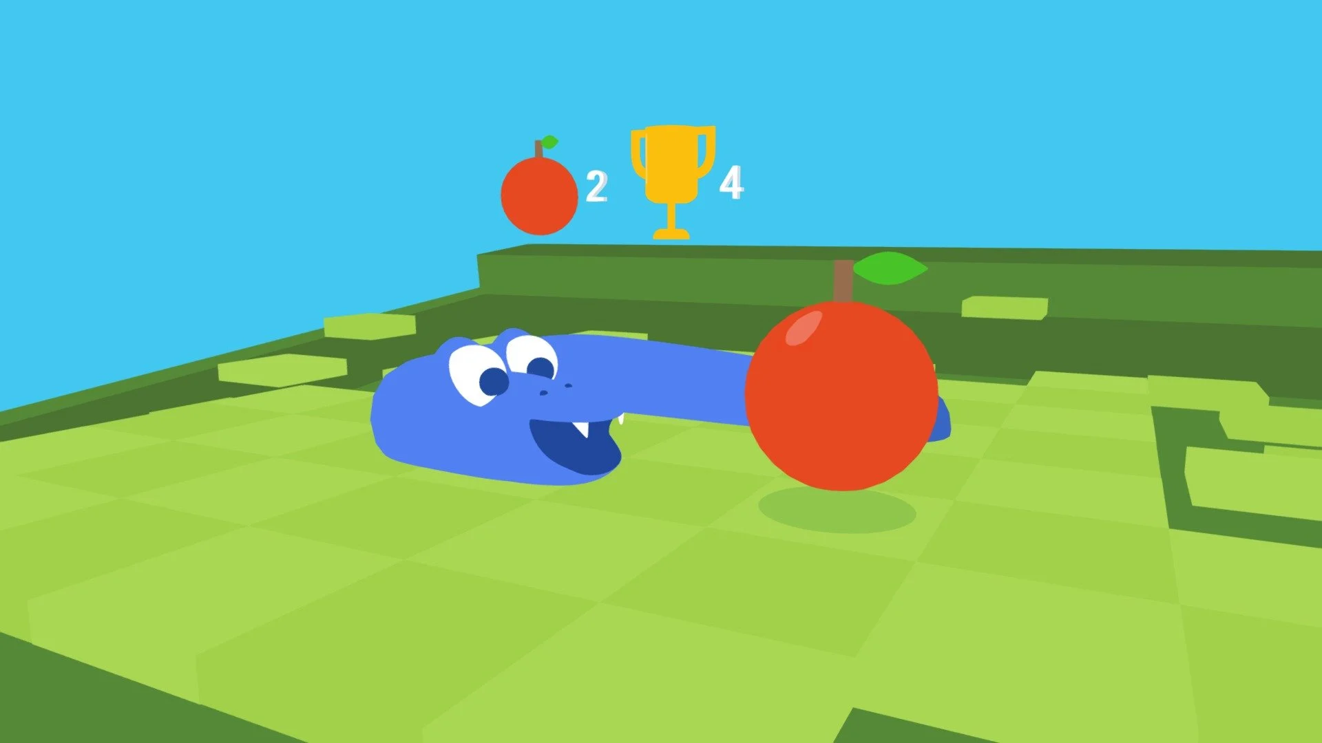 Avoid crashing in Snake Apple Game