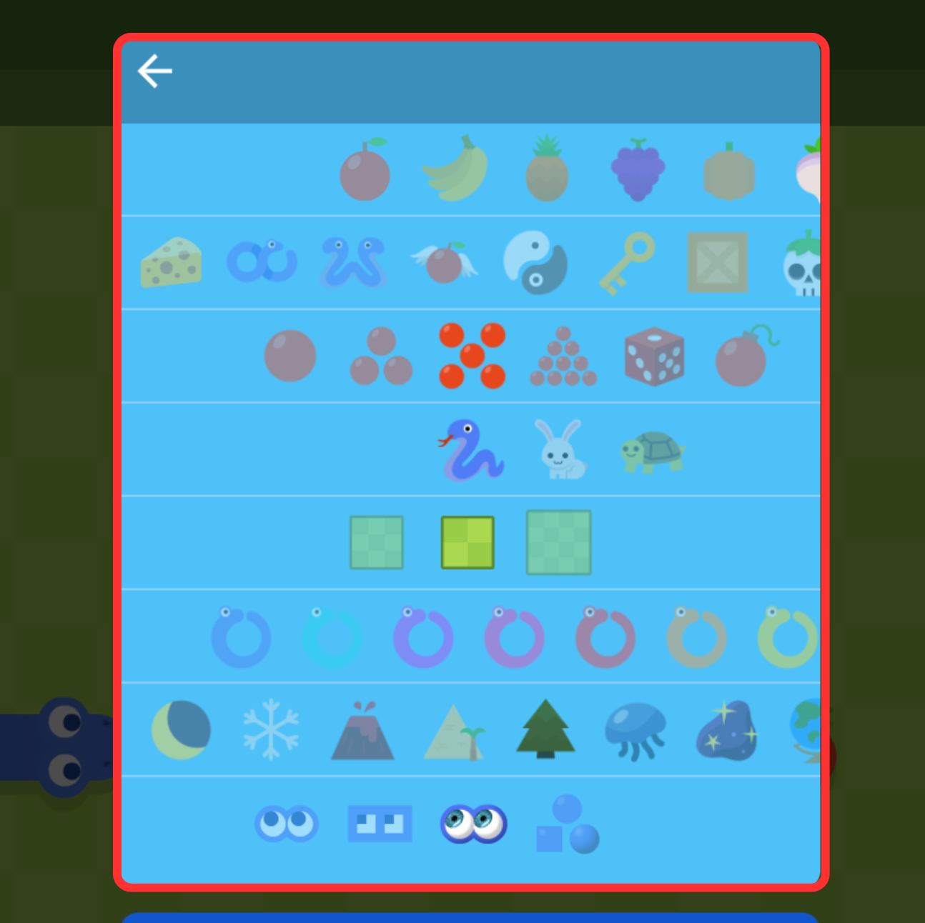 Snake Apple Game settings and modes